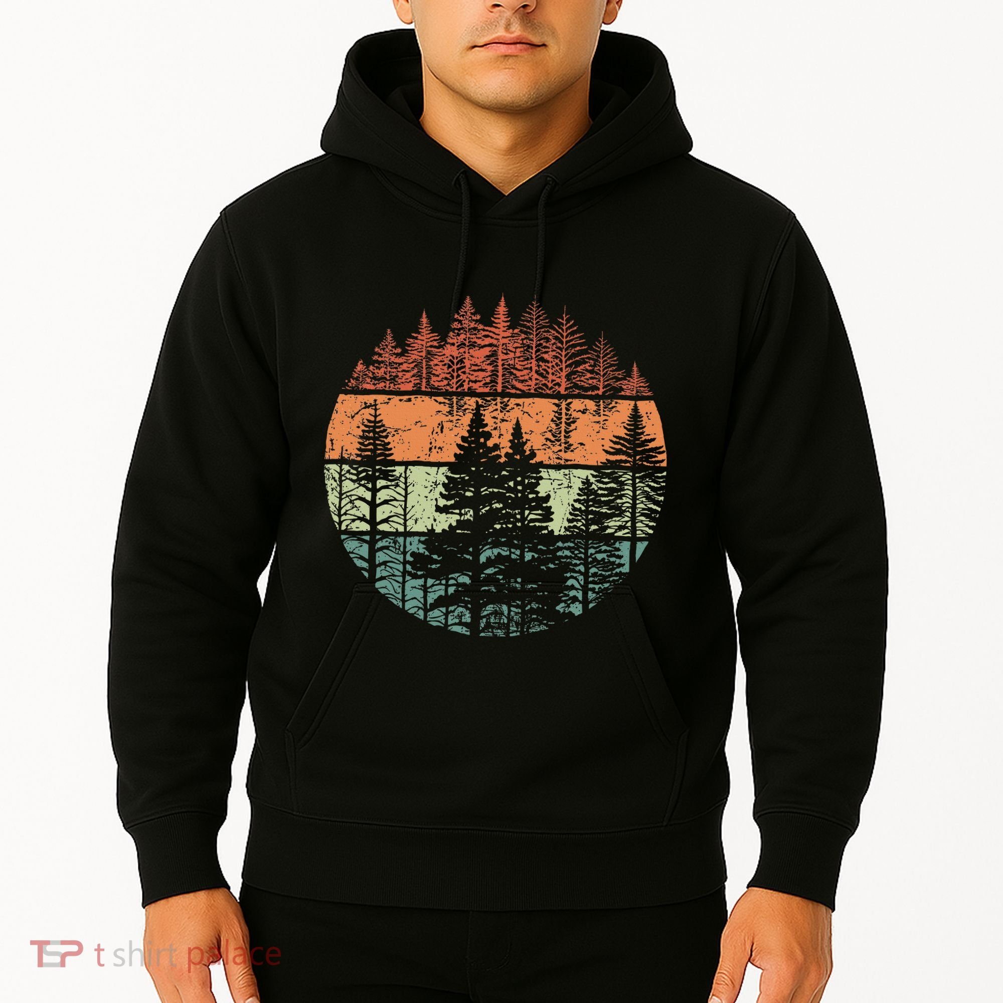 Forest Trees Outdoors Nature Hoodie