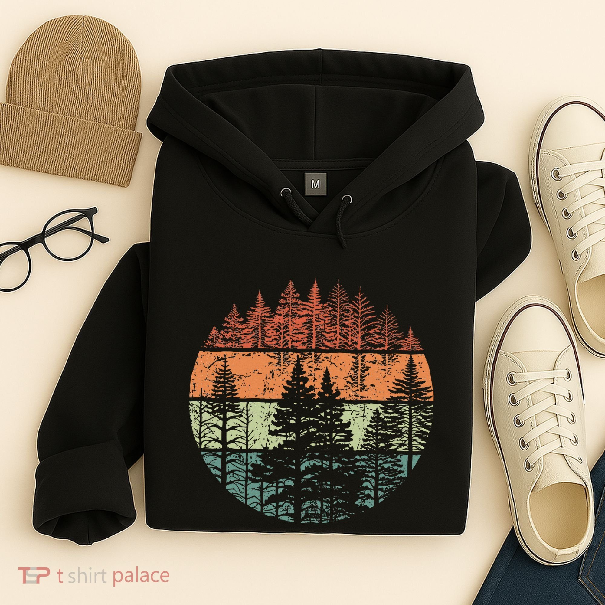 Forest Trees Outdoors Nature Hoodie