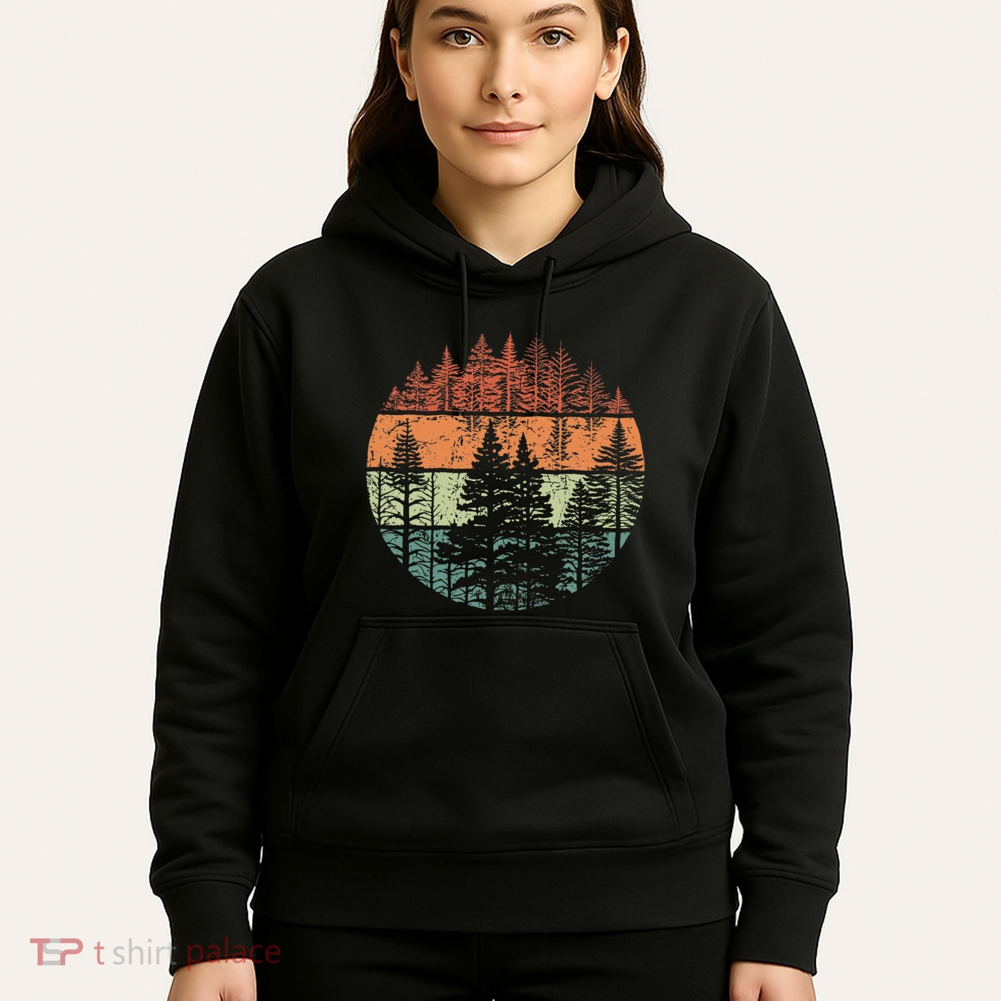 Forest Trees Outdoors Nature Hoodie