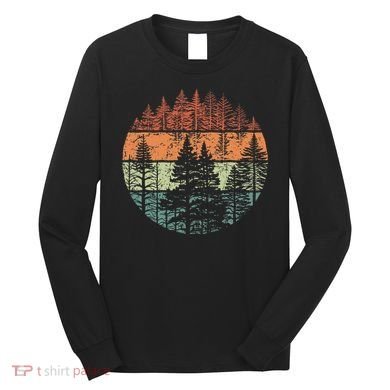 Forest Trees Outdoors Nature Long Sleeve Shirt
