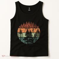 Forest Trees Outdoors Nature Tank Top thumb 2