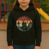 Forest Trees Outdoors Nature Kids Hoodie thumb 3