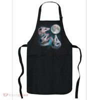 Funny Three Opossom Moon Apron thumb 0