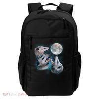 Funny Three Opossom Moon Backpack thumb 0