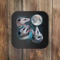 Funny Three Opossom Moon Coaster thumb 0