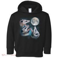 Funny Three Opossom Moon Toddler Hoodie thumb 0