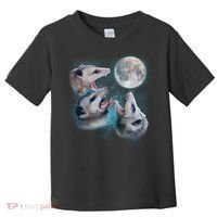 Funny Three Opossom Moon Toddler T-Shirt thumb 0