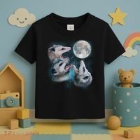 Funny Three Opossom Moon Toddler T-Shirt thumb 3