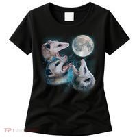 Funny Three Opossom Moon Women's T-Shirt thumb 0