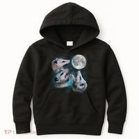 Funny Three Opossom Moon Kids Hoodie thumb 0