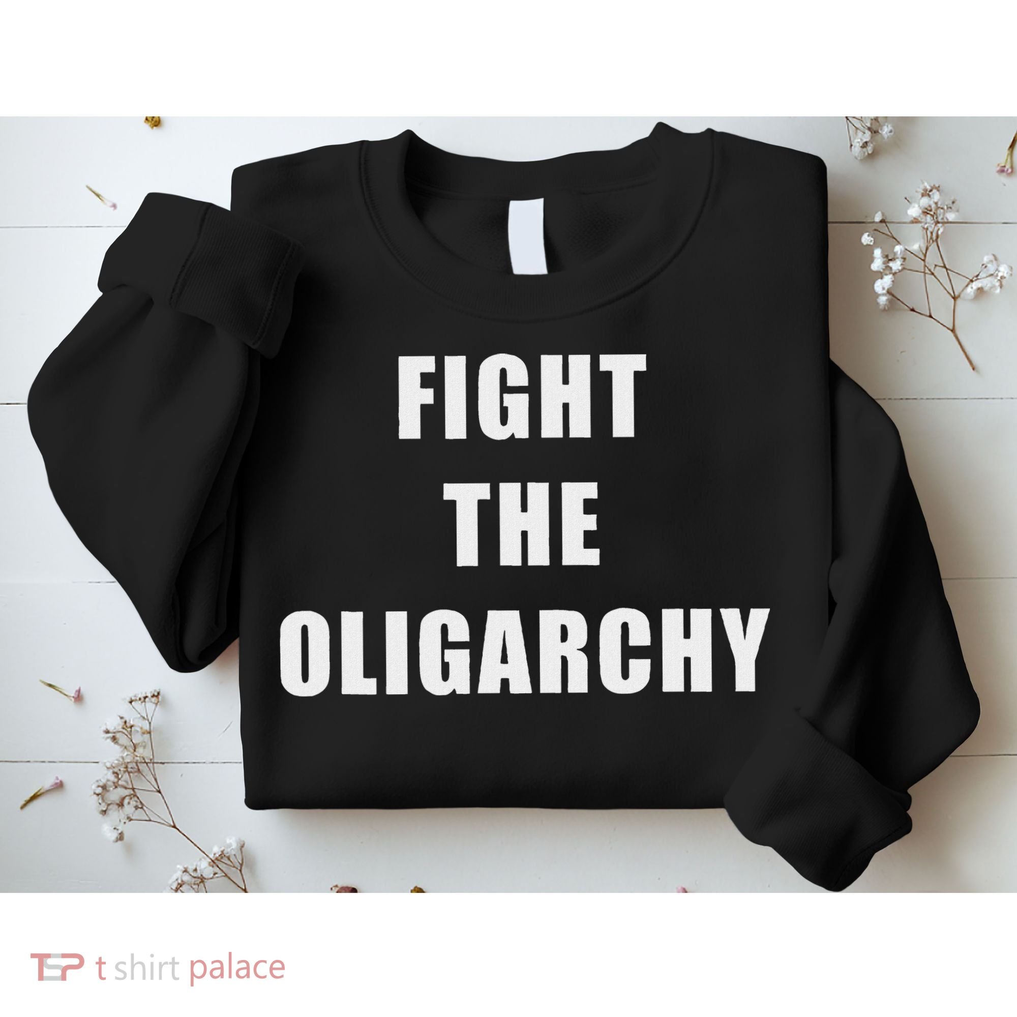 Fight The Oligarchy Anti Corruption Resistance Sweatshirt