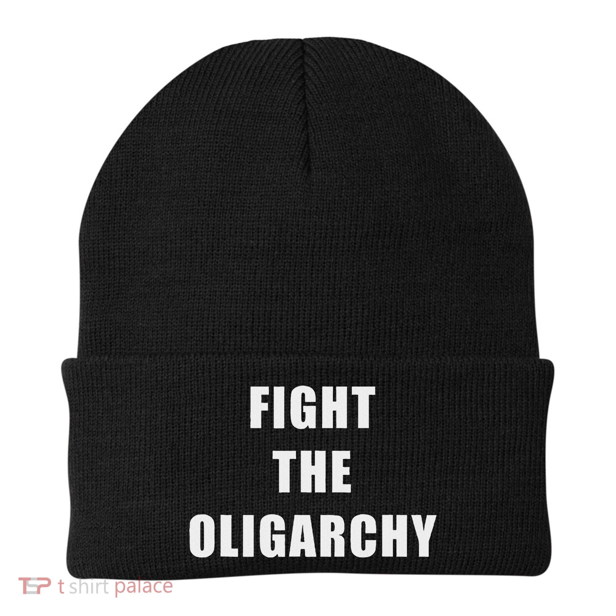 Fight The Oligarchy Anti Corruption Resistance Beanie