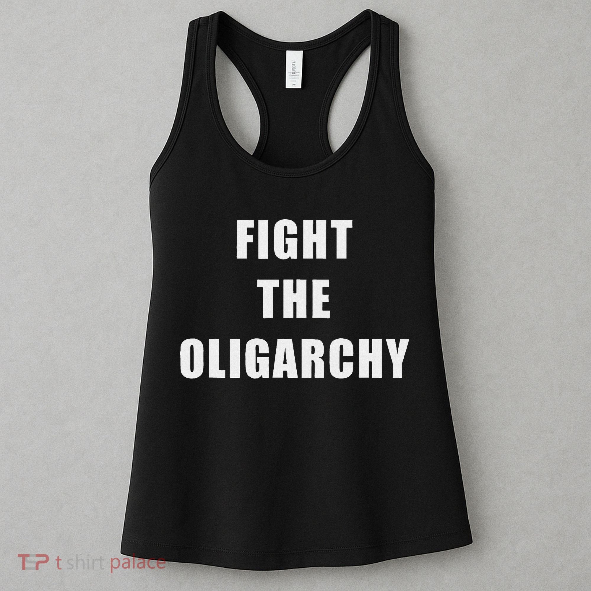 Fight The Oligarchy Anti Corruption Resistance Women's Tank Top