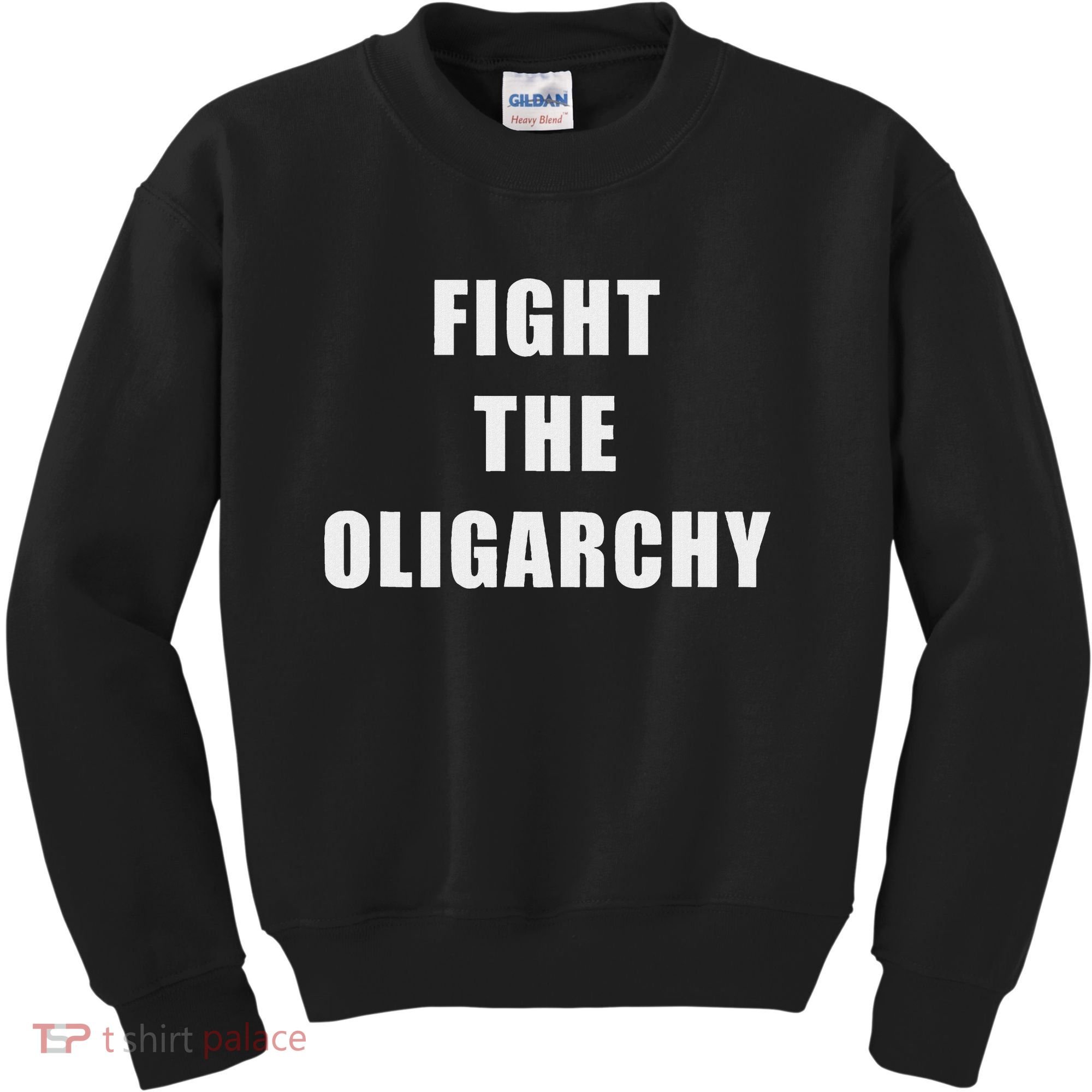 Fight The Oligarchy Anti Corruption Resistance Kids Sweatshirt