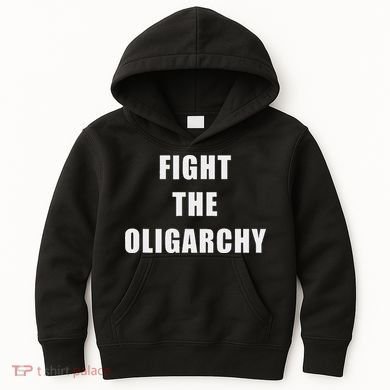 Fight The Oligarchy Anti Corruption Resistance Kids Hoodie
