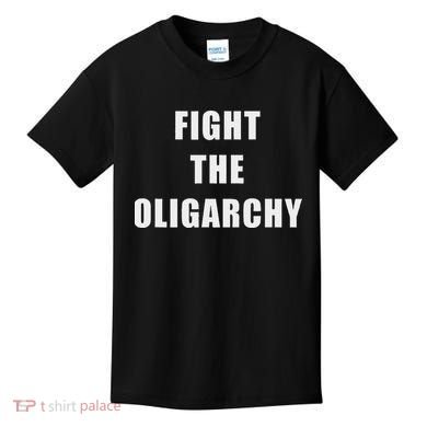 Fight The Oligarchy Anti Corruption Resistance Kids T-Shirt