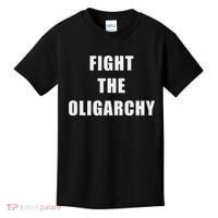 Fight The Oligarchy Anti Corruption Resistance Kids T-Shirt thumb 0