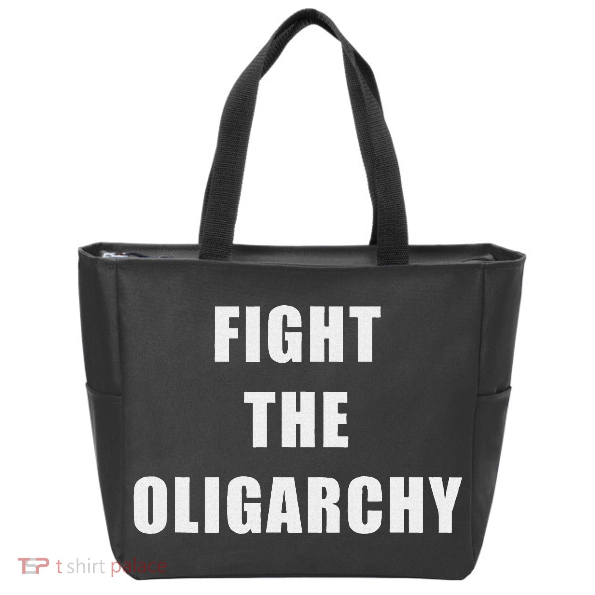 Fight The Oligarchy Anti Corruption Resistance Tote Bag