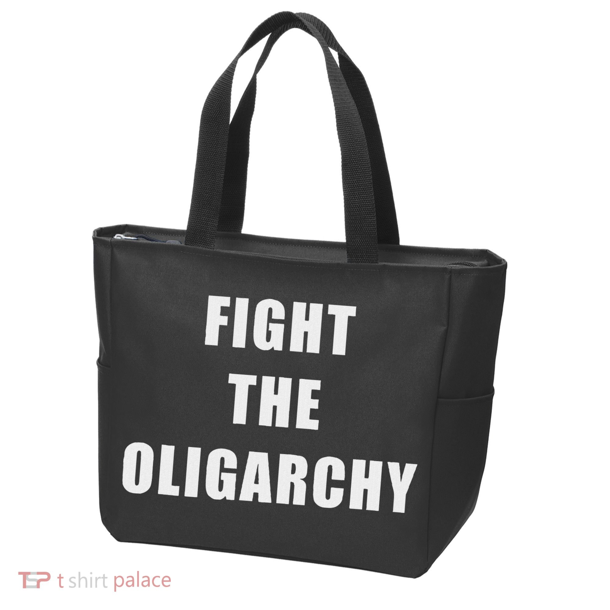 Fight The Oligarchy Anti Corruption Resistance Tote Bag