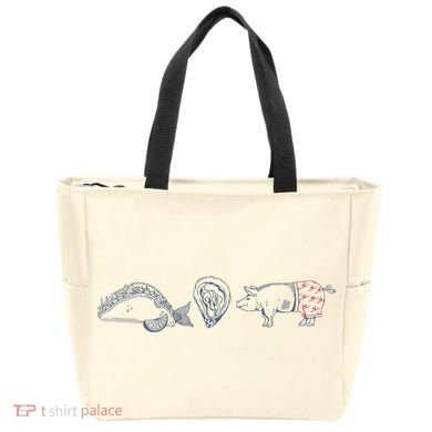 Fish Taco Oyster Ditch Ham Wallet Tote Bag
