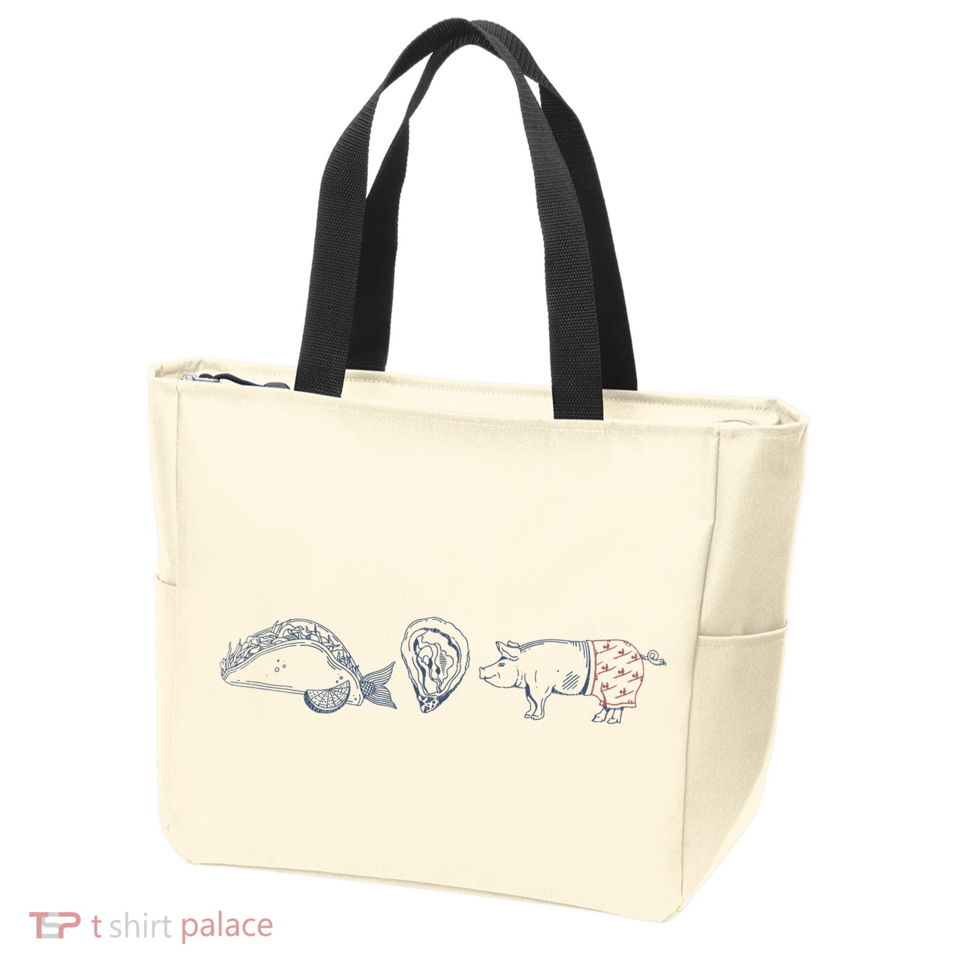 Fish Taco Oyster Ditch Ham Wallet Tote Bag