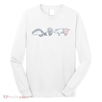 Fish Taco Oyster Ditch Ham Wallet Long Sleeve Shirt