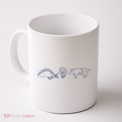 Fish Taco Oyster Ditch Ham Wallet Coffee Mug