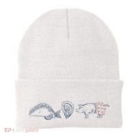 Fish Taco Oyster Ditch Ham Wallet Beanie thumb 0