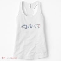 Fish Taco Oyster Ditch Ham Wallet Women's Tank Top thumb 0