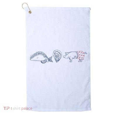 Fish Taco Oyster Ditch Ham Wallet Golf Towel