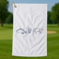 Fish Taco Oyster Ditch Ham Wallet Golf Towel thumb 1
