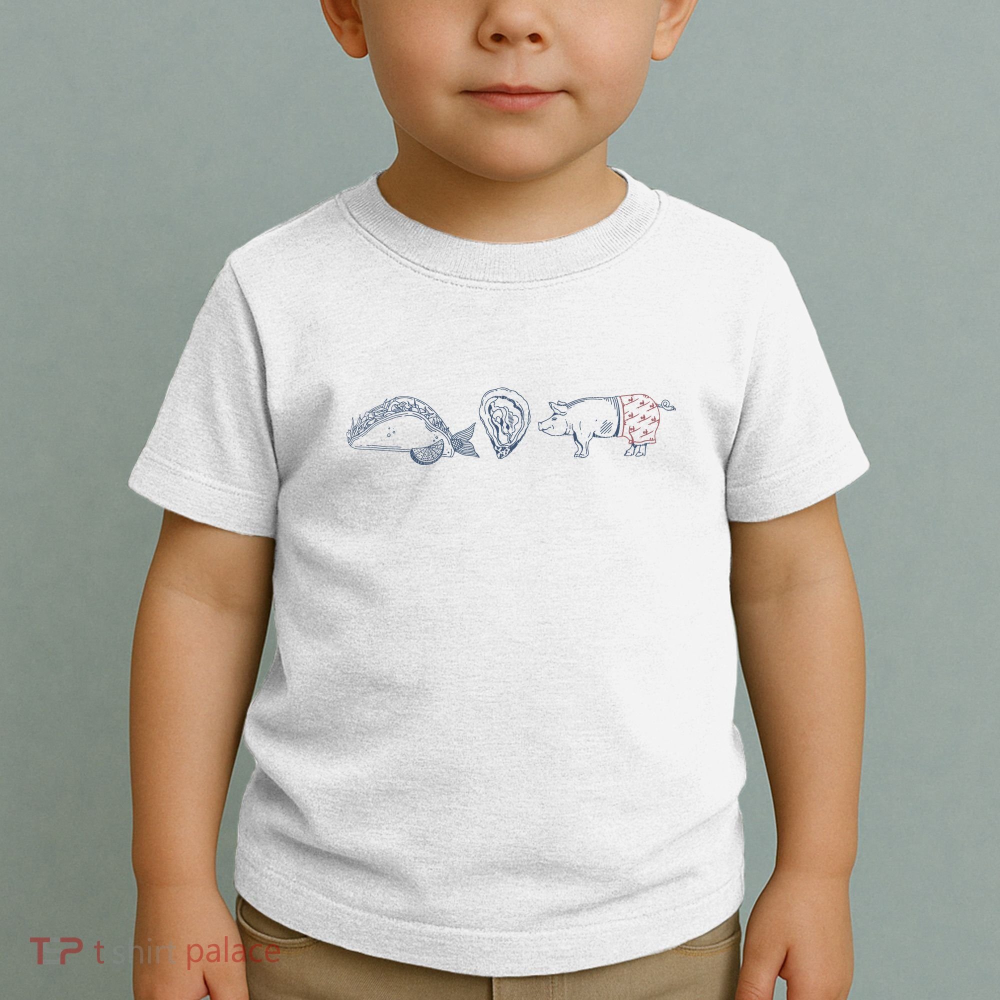 Fish Taco Oyster Ditch Ham Wallet Toddler T-Shirt