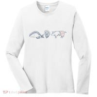 Fish Taco Oyster Ditch Ham Wallet Women's Long Sleeve Shirt thumb 0
