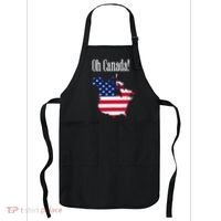 Funny Trump Oh Canada! Usa Canada Map 51st State Apron thumb 0