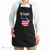 Funny Trump Oh Canada! Usa Canada Map 51st State Apron thumb 2