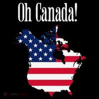 Funny Trump Oh Canada! Usa Canada Map 51st State Coffee Mug thumb 5