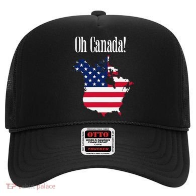 Funny Trump Oh Canada! Usa Canada Map 51st State Hat