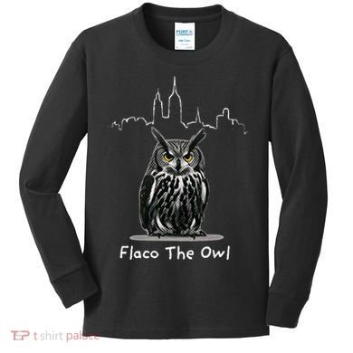 Flaco The Owl Kids Long Sleeve Shirt