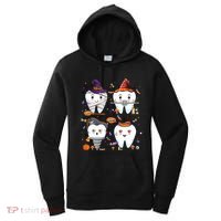 Funny Trick Or Teeth Denstist Halloween Costume Dental Squad Funny Gift Women's Hoodie thumb 0
