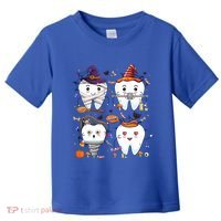 Funny Trick Or Teeth Denstist Halloween Costume Dental Squad Funny Gift Toddler T-Shirt thumb 0