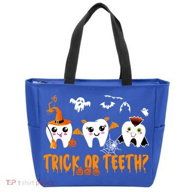 Funny Trick Or Teeth Denstist Halloween Costume Dental Squad Meaningful Gift Tote Bag