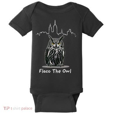 Flaco The Owl Baby Bodysuit