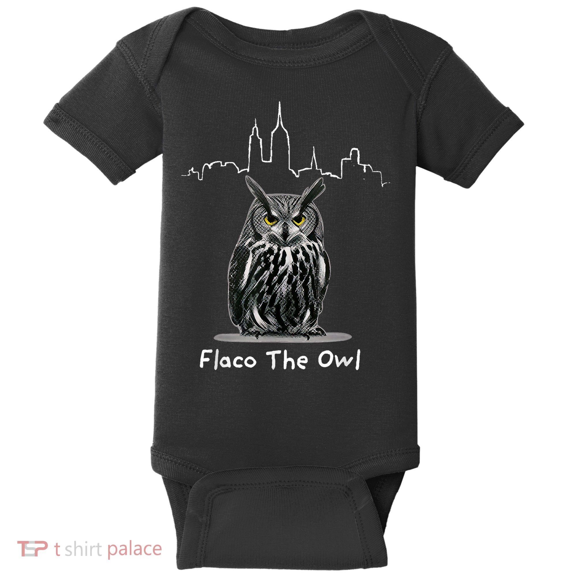 Flaco The Owl Baby Bodysuit
