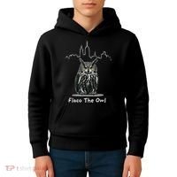 Flaco The Owl Kids Hoodie thumb 4