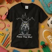 Flaco The Owl Kids T-Shirt thumb 3