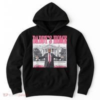 Funny Trump Pink Daddys Home  Trump 2024 Hoodie thumb 0