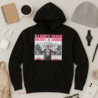 Funny Trump Pink Daddys Home  Trump 2024 Hoodie thumb 3
