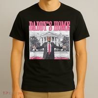 Funny Trump Pink Daddys Home  Trump 2024 T-Shirt thumb 3