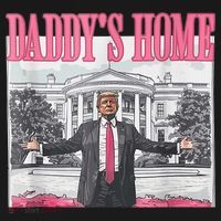 Funny Trump Pink Daddys Home  Trump 2024 T-Shirt thumb 7