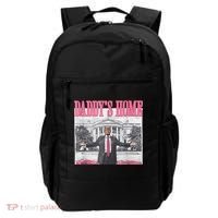 Funny Trump Pink Daddys Home  Trump 2024 Backpack thumb 0